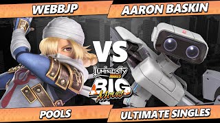 LMBM 2025 - WebbJP (Sheik) Vs. Aaron Baskin (ROB) Smash Ultimate - SSBU