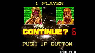 MAME  WWF WrestleFest US Tecmo Hulk Hogan \u0026 Ultimate Warrior Tag Team Gameplay Part 1