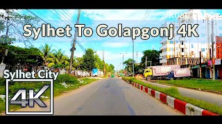 Sylhet 4K | Driving To Hetimgonj - Golapgonj | Scenic Drive | Road Tuber | Sylhet Bangladesh