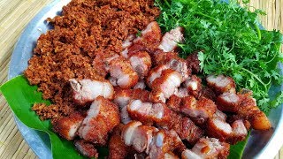 กับข้าวกับปลาโอ 211 : แหนมหมูสามชั้นทอด