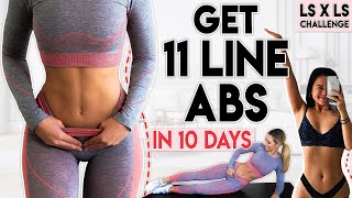 GET 11 LINE ABS in 10 Days | 6 minute Workout (Linda Sun Challenge)