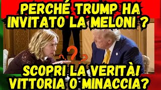 PERCHÉ L'UNICA LEADER EUROPEA ALL'INAUGURAZIONE DI TRUMP È GIORGIA MELONI?