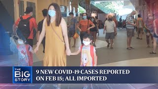 9 new Covid-19 cases reported on Feb 15; all imported | THE BIG STORY