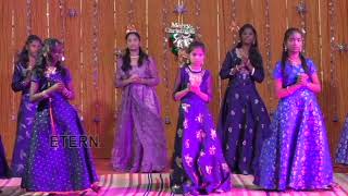 nadhu rakshaka dance By ETERNAL LIFE Church junior girls On Christmas 2019