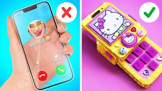 ASTUCES AMUSANTES POUR LE TÉLÉPHONE || Astuces et Conseils Géniaux pour les Parents par 123GO!GOLD