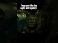 he scared ts outta me☠️ balloonboyfnaf funny fnaf memes shorts short reels reel springtrap