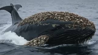 Humpback Whale Covered in Barnacles And Parasites Rescued. Thanks to Rescuers!