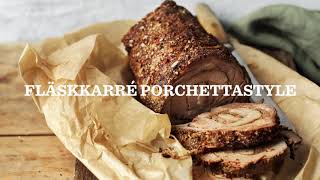 Fläskkarré porchettastyle