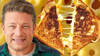 Pro Chefs try Jamie Oliver’s GRILLED CHEESE recipe