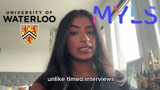 Waterloo Engineering AIF Supplementary Application Video Interview Guide