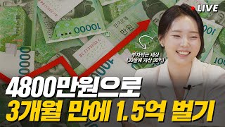 4800만원으로 3개월 만에 1.5억 버는 방법 ㅣ 부동산 투자 (부자되는 세상)