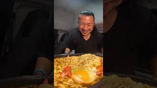 【Truck Cooking】Spicy ramen overflows with octopus!【asmr】#shorts