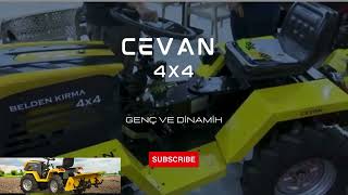 CEVAN Belden Kırma Bahçe Traktörleri 4x4