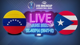 Venezuela v Puerto Rico |  Basketball Game | FIBA U18 AmeriCup 2024