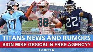 Titans News and Rumors: Sign Mike Gesicki or Malcolm Butler + Derrick Henry Defends Ryan Tannehill