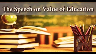 #Education #Speech (English Subtitles) | #ENGLISH #SPEECH | Learn English Grammar