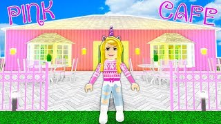 Building An All Pink Cafe In Bloxburg Roblox - i built a secret fairytale forest in bloxburg roblox youtube