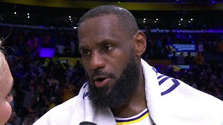 We're still down 3-1 🤷‍♂️ LeBron James not satisfied after forcing Game 5 | NBA on ESPN