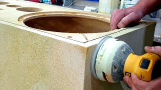 How to Repair Damaged Speaker Cabinet (Cerwin Vega D9 Restoration Part 3)