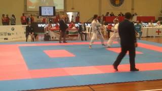 IKU EUROPEAN CHAMPIONSHIPS KARATE 2015 for Seniors and Veterans (Final -65kg)