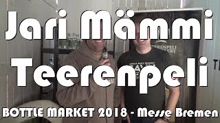 Jari Mämmi from Teerenpeli Finland Whisky and WhiskyJason at BOTTLE MARKET 2018 Whisky Fair Bremen