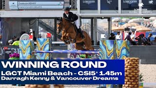 Darragh Kenny \u0026 Vancouver Dreams win the CSI5* 1.45m | LGCT Miami Beach