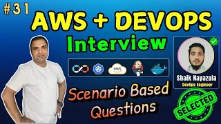 AWS DevOps Engineer Scenario Based Interview - Real World AWS, Docker, Kubernetes, CICD Pipelines