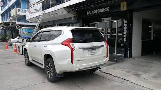 ชุดลากเรือ mitsubishi pajerosport ปาเจโร่ ลากพ่วง ตะขอลาก towbar ลากเทรลเลอร์ ลากมอเตอไซต์ บิ๊กไบค์