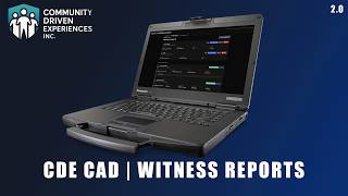 CDE CAD Witness Reports | New FiveM CAD System