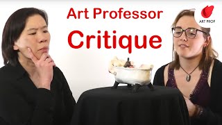 Art Professor Critiques Sculpture by High School Student