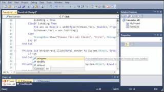 Visual Basic Tutorial 57 Calculator Part 4
