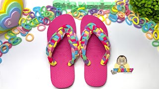 Chinelo Customizado com Xuxinhas/ Tendência #diy #verão