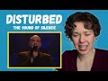 Voice Teacher Reacts to DISTURBED - The Sound of Silence (Simon & Garfunkel Cover)