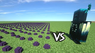 Warden Vs 1000 Endermite | Minecraft