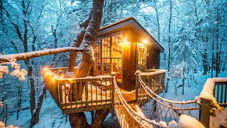 Unique & Cozy Winter Getaways (Treehouse, A-frame, Log Cabin)