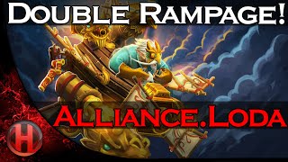 Alliance.Loda DOUBLE RAMPAGE vs. NiP Dota 2