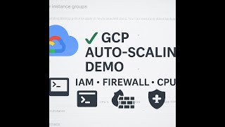 "GCP Auto-Scaling VM Demo | IAM, Firewall, and CPU-Based Instance Scaling"