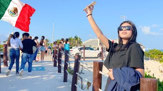 CANCÚN MEXICO Beach Walking Tour 🇲🇽 4K Walk in Mexico