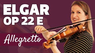 Elgar | Allegretto op22E | 6 Very Easy Pieces for Violin