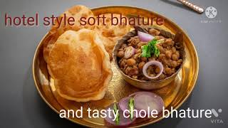 chole bhature / hotel style soft bhature at home / pujabi chana masala / chole chana recipe