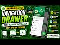 ANDROID - JETPACK NAVIGATION DRAWER || TUTORIAL  IN JAVA ||
