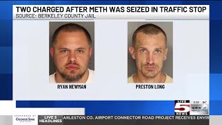 VIDEO: 2 charged after Berkeley Co. deputies seize 2 pounds of meth during traffic stop