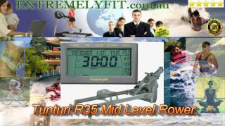 tunturi rowing machine for easy body workouts.