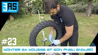 Comment monter son pneu et sa mousse enduro - Tuto Moto #23