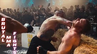 The Most Brutal Street & Backyard Fights - Bare Knuckle, MMA & Boxing Knockouts