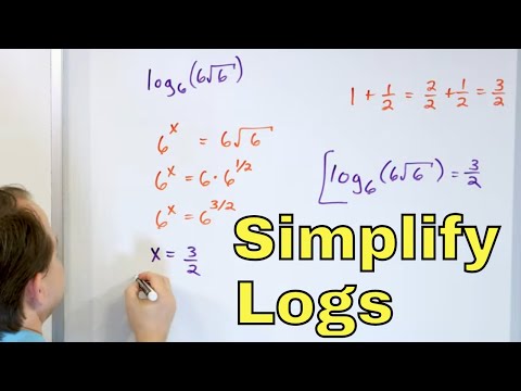 Can you simplify logs?