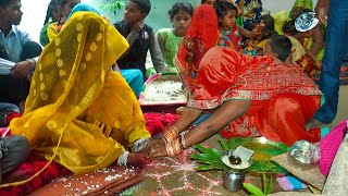 Indian Bagheli Shadi Prabha Sang Rajnish Barat Nikashi \u0026 Jaimala Ki Rasam #weddingvideo