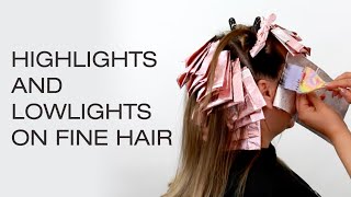 Highlights and Lowlights on Fine, Thin Hair | How to Add Fullness with Hair Color | Kenra Color