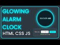 How to Make Animated Alarm Clock with Alarm Feature | JavaScript Project