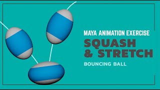 Ball Bounce with Squash and Stretch - Maya Demo